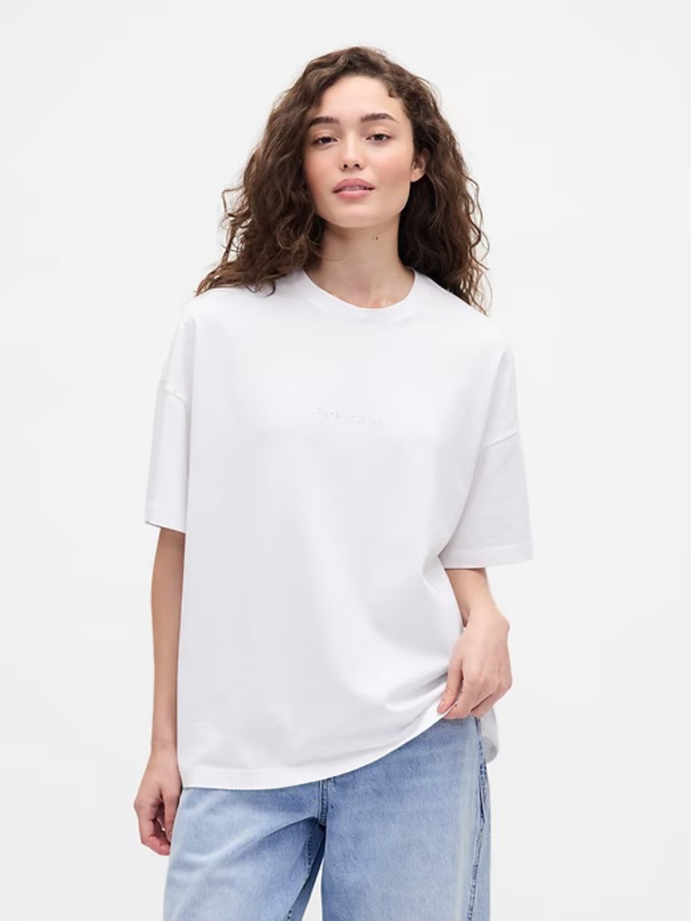 NWT Gap x BÉIS Plane White Tee in Large